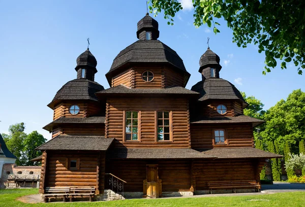 Old Wooden Ukrainian Greek Catholic Church Krekhovsky Monastery City Zhovkva — Stock Photo, Image