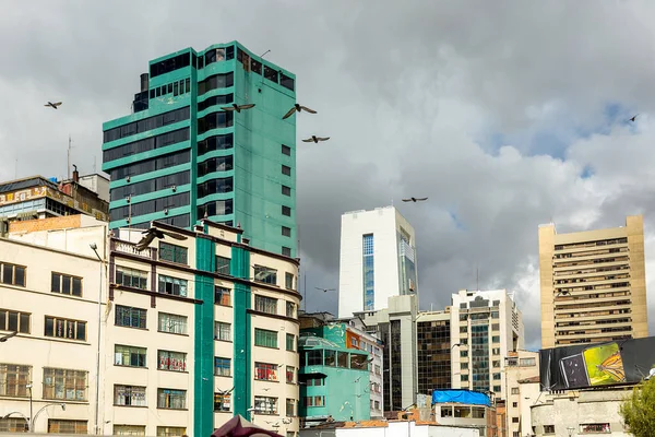 High Rise Buildings Paz Bolivia View Paz Street — Stock Photo, Image