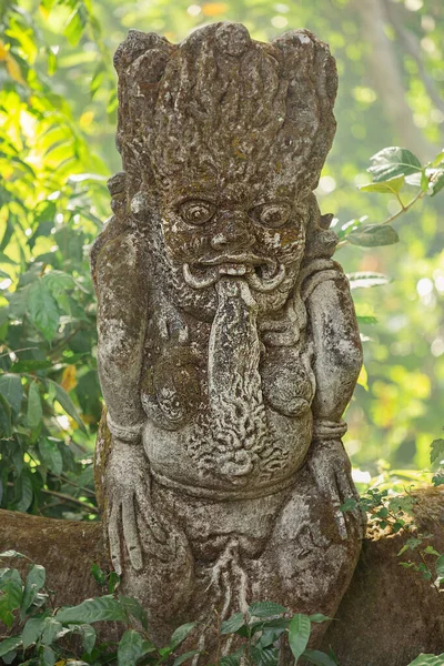 Кам Яна Статуя Лісовому Заповіднику Убуд Балі Індонезія — стокове фото