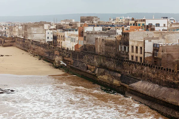 Widok Stare Miasto Essaouira Ocean Atlantycki Maroko — Zdjęcie stockowe