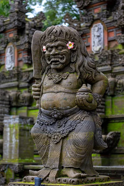 Stone Statue Temple Bali Indonesia — Stockfoto