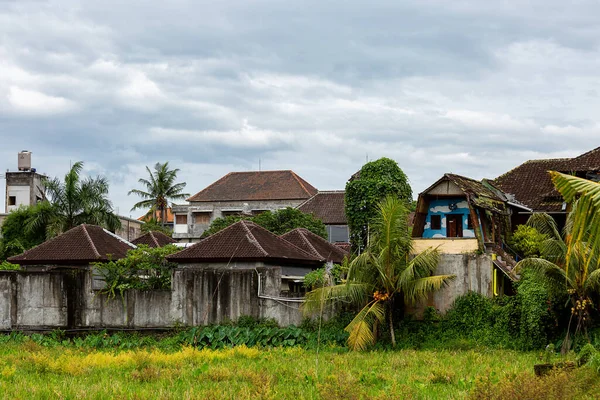 View Balinese Houses Ubud Bali Indonesia — Stock Photo, Image