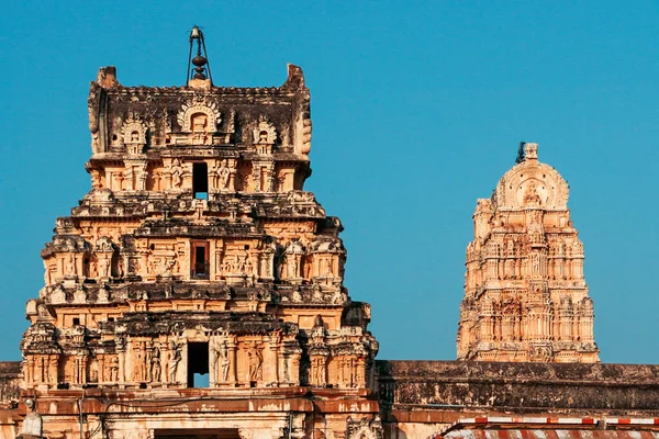 Вид Храмовый Комплекс Вирупакша Hampi Индия — стоковое фото