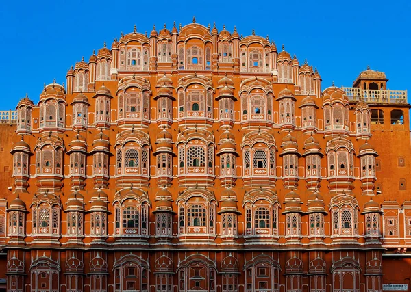 Знаменитый Хава Махал Дворец Ветров Джайпуре Раджастхан Индия — стоковое фото