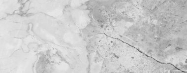 Gri mermer desenli arka plan pankartı üst görünümü. Yüksek çözünürlüklü doğal taş döşeme. Lüks soyut modeller. Pankart, duvar kağıdı, ambalaj tasarımı şablonu için mermer tasarımı