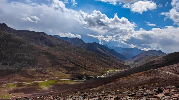 Horské Pohoří Babusar Top Podzimní Sezóně Severní Oblasti Pákistánu — Stock fotografie