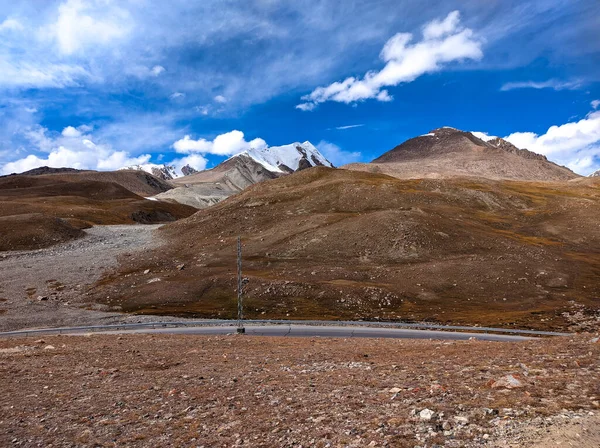 Montagne Del Passo Khunjerab Vicino Confine Con Cina Situato Gilgit — Foto Stock