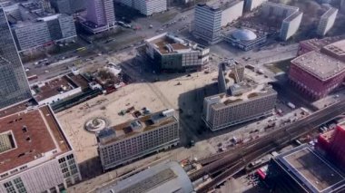 Berlin 'deki Alexanderplatz' ın zaman aşımı.