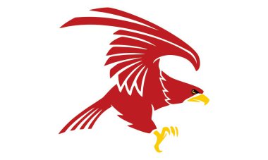 çok modern kartal logosu ve logolar ve web simgeleri için iyi