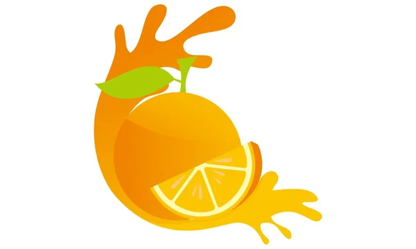 Ilustracja Pomarańczowa Ikona Która Może Być Używana Logo Banery Web — Wektor stockowy