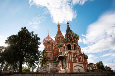 St. Moskova, Rusya 'daki Kızıl Meydan' daki Basil Katedrali