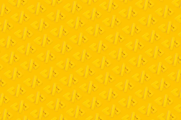 Ογκομετρικό Γυαλιστερό Εικονίδιο Κώδικα Απόδοση Ψηφιακού Συμβόλου Κίτρινο Μοτίβο Φόντο — Φωτογραφία Αρχείου