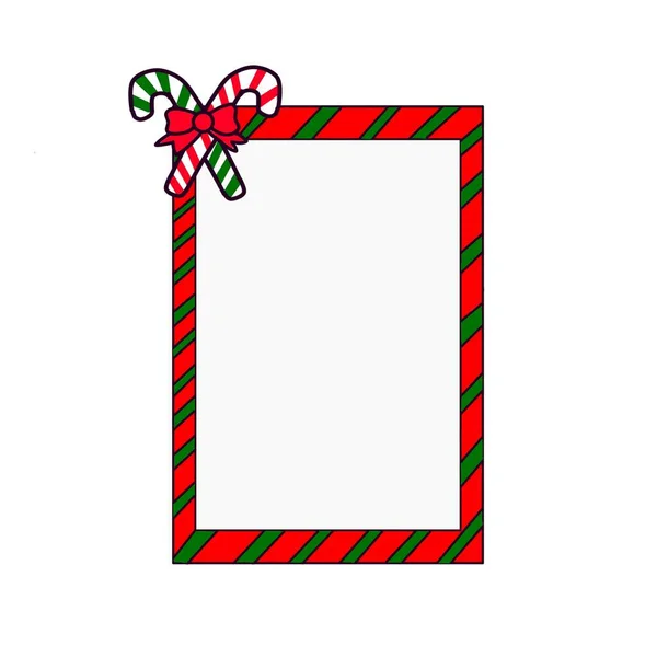 Minimalista Karácsonyi Kártya Sablon Stock Kép