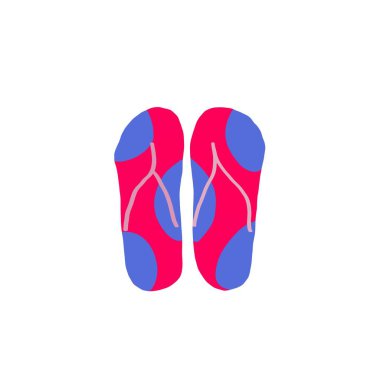 Beyaz arka planda güzel sandaletler