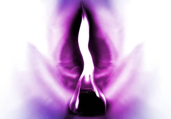 Llama Violeta Saint Germain Sinónimo Energía Divina Transformación Este Póster — Foto de Stock