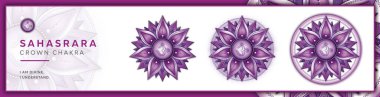 Çakra sembolleri, Crown çakra - SAHASRARA - Bilgi, Bilinç, Tamamlanma, Ruhsallık - 