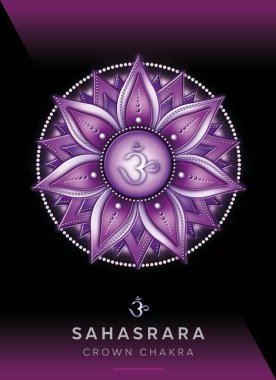 Çakra Sembolleri, Taç Çakrası - SAHASRARA - Bilgi, Bilinç, Tamamlanma, Ruhsallık -