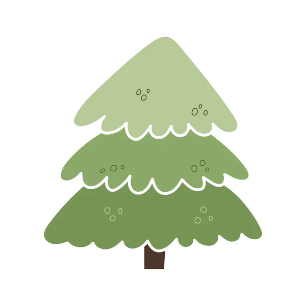 Árbol Navidad Estilizado Con Patrón Árbol Navidad Abstracto Para Diseño — Archivo Imágenes Vectoriales