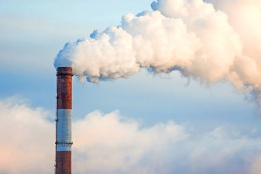 city chimneys emit a lot of harmful substances along with the smoke