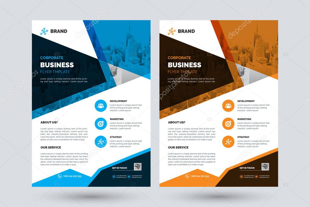 Corporate Business Flyer Design Template Use to any Business Promotion Purpose