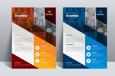 Yaratıcı Modern Kurumsal Flyer Tasarım Şablonu Herhangi bir İşletme Tanıtımına uygundur