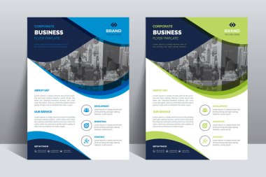 Yaratıcı Modern Kurumsal Flyer Tasarım Şablonu Herhangi bir İşletme Tanıtımına uygundur