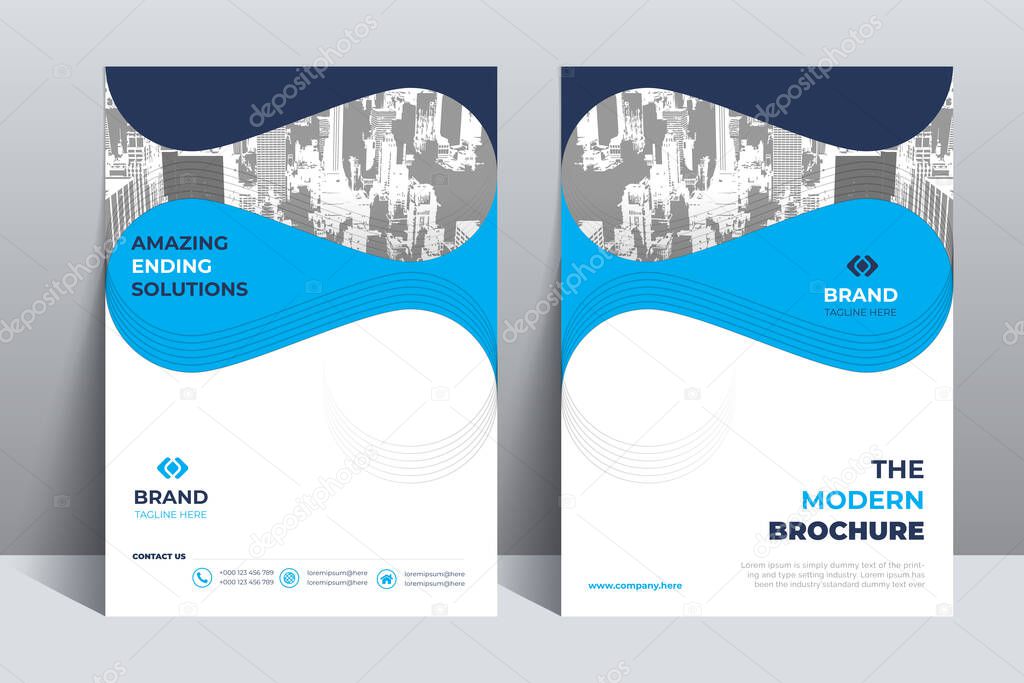 The Modern Brochure Catalog Cover Design Template Adept to any Project