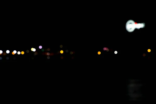 Абстрактные Световые Эффекты Ночь Черный Фон Красочными Световыми Эффектами Фон — стоковое фото