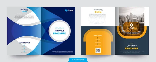 Company Profile Brochure Design Template — Archivo Imágenes Vectoriales