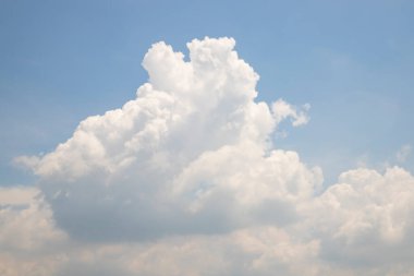 Beautiful Blue Sky With White Cloud Natural background view
