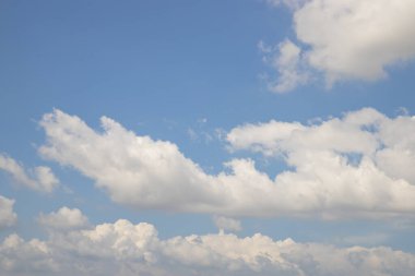 Beautiful Blue Sky With White Cloud Natural background view