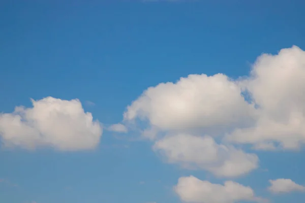 Beautiful Blue Sky White Cloud Natural Background View — Stok Foto