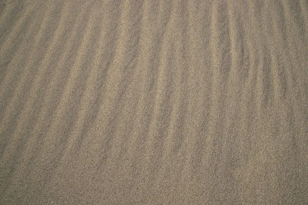 Texture Sabbiosa Ondulato Sabbia Texture Sfondo Sabbia Spiaggia Testurizzata — Foto Stock