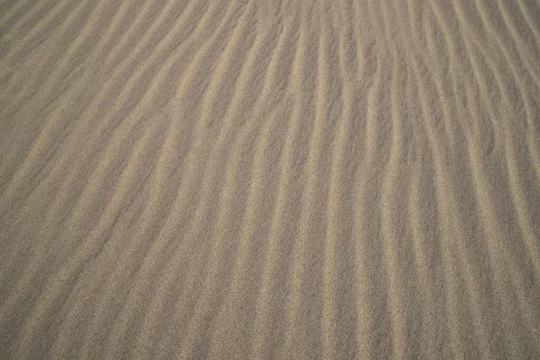 Sandstruktur Wellenförmigen Sand Strukturierten Hintergrund Sand Strukturierter Strand — Stockfoto