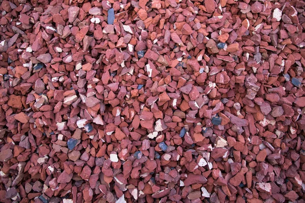 Red Broken Bricks Texture Background — Foto Stock