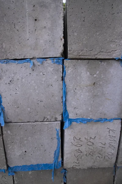 Grey Cube concrete block texture background