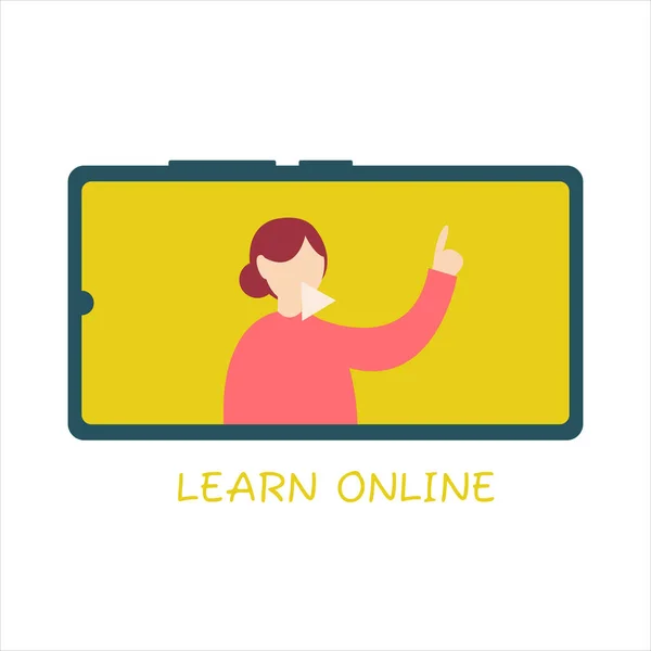 Learning Educazione Online Casa Concetti Illustrazione Vettoriale Moderni Sviluppo Siti — Vettoriale Stock