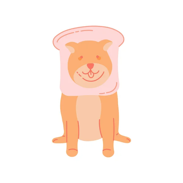 Akita Inu Dog Isolated White Background Akita Bread Vector —  Vetores de Stock