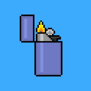 Piksel resim tarzında gaz hafifliği