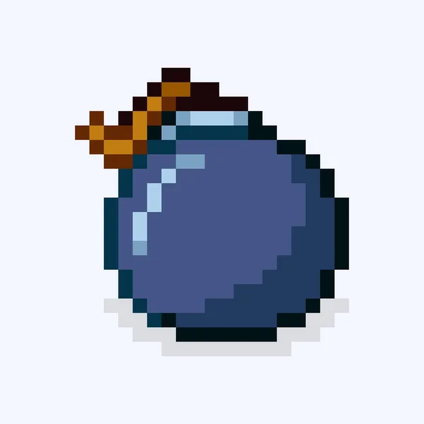 Bombe Dans Style Pixel Art — Image vectorielle