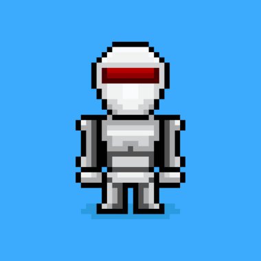 Piksel Sanat Robot Karakteri