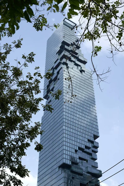 Skycraped Nevű Mahanakhon Épület Bangkok Thaiföld — Stock Fotó