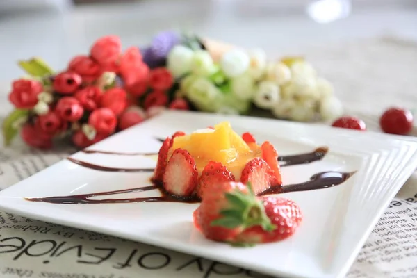 Çok lezzetli ve iştah açıcı bir pasta.