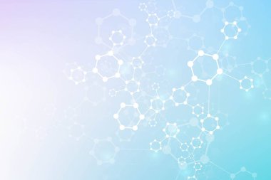 Altıgen soyut arkaplan. Büyük Veri Görselleştirme. Genel ağ bağlantısı. Tıp, teknoloji, bilim geçmişi. Vektör illüstrasyonu.