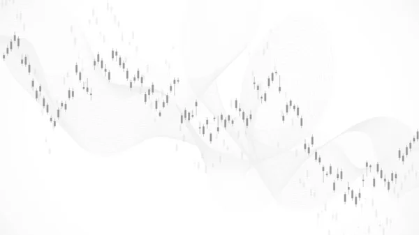 Биржевой Форекс График Торговли График Векторной Иллюстрации Финансового Рынка — стоковый вектор