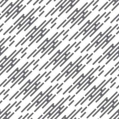 Kusursuz vektör deseni. Soyut şekillere bağlı çizgilerin soyut geometrik arkaplanı. Yumuşak gri-beyaz renk. Ambalaj, kumaş, geçmiş ve diğer ürünler için kullanılır..