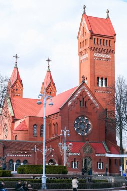 Minsk Church of Saints Simon and Helena, red church