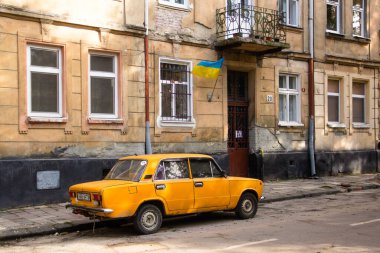 City walk in Lviv, Ukraine