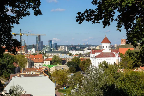 City walk: old town of Vilnius — стоковое фото