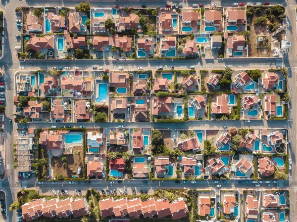 İnsansız Hava Aracı Havuz Evleri İspanya Balear Adası Menorkası